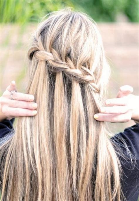 New Short Hair Styles Make Waterfall Braid For Your Hair