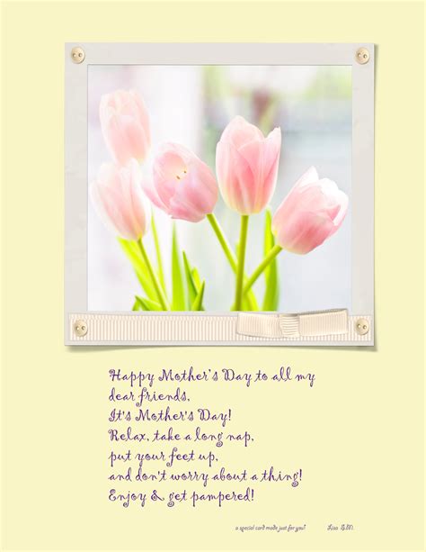 Mothers day messages for friends and family: Happy Mothers Day to all my dear flickr friends~ | Happy ...