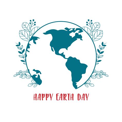 Happy Earth Day Or Save The Planet For Social Poster 22033599 Vector