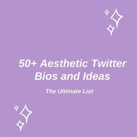 54 Pretty Aesthetic Twitter Bio Ideas Denzel Kaiser