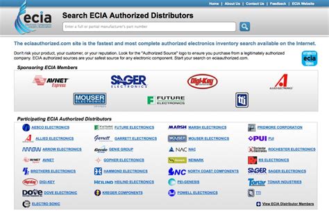 Electronic Component Buyers And Distributors Flock To Ecias Authorized