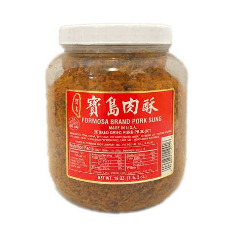 Formosa Pork Sung 18oz Formosa Food Company Inc