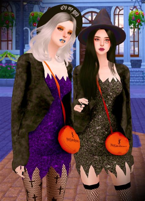 Halloween Costume Dress At Rimings Sims 4 Updates
