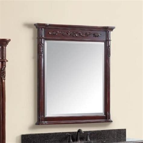 Avanity Provence 36 In Wall Mirror Antique Cherry Antique Cherry 36w X 40h Shopstyle