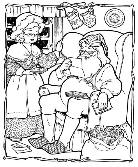 12+ Free Printable Christmas Coloring Pages! - The Graphics Fairy