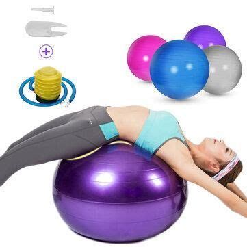Cm Anti Burst Pvc Thickened Yoga Ball Kit Set Stability Balance Ball Pilates Exercise Yoga
