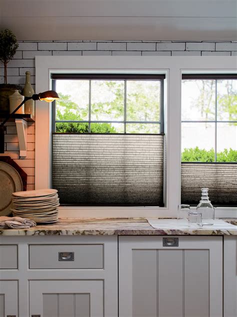 Creative Kitchen Window Treatments Hgtv Pictures And Ideas