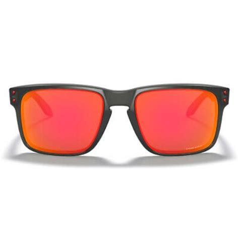 Oakley Oo9244 Sunglasses Men Grey Smoke Rectangle 56mm 700285534220 Oakley Sunglasses