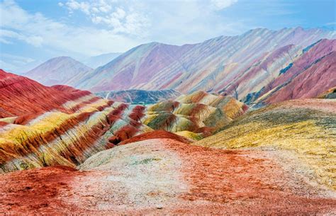 Majestic Is An Apt Word To Describe The Rainbow Mountains At Zhangye