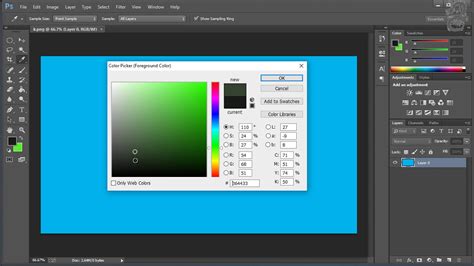 How To Use The Paint Bucket Tool In Photoshop Youtube
