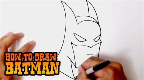 How To Draw Batman Step By Step Video Lesson Youtube