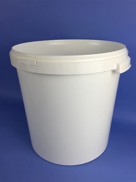 1l small white pp plastic bucket. WHITE 30 LITRE BUCKET C/W TAMPER EVIDENT NECK - Bristol ...