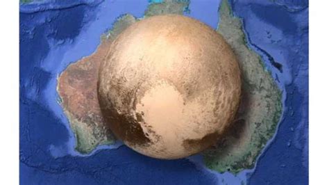 Russia is not so big as it is often shown on geographical maps. Exactly How Big Is Pluto? | IFLScience