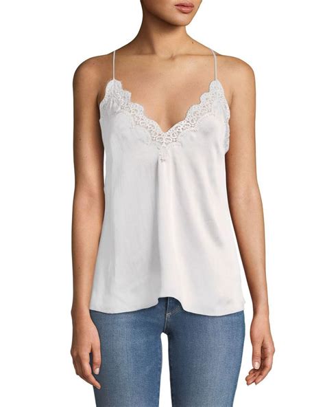 Classic White Lace Cami Cami Nyc Silk Camisole White Lace Cami