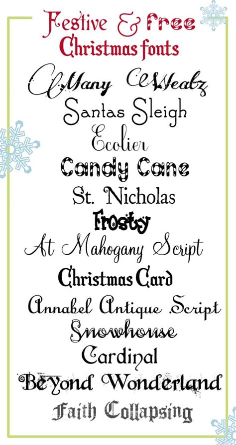 Festive And Free Christmas Fonts