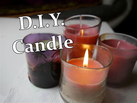 Diy Candle Through Leftover Candle Wax Leftover Candle Wax