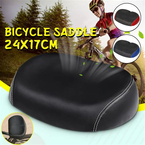 Bike Saddle Seat Bicycle Soft Padwide Big Bum Bicycle Cruiser Noseless Waterproof Wide Saddle