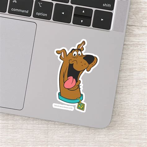 Scooby Doo Tongue Out Sticker Zazzle Disney Sticker Scooby Cute Stickers