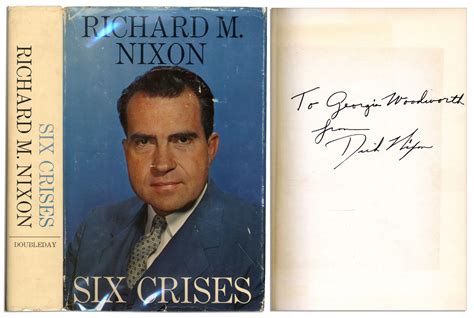 Lot Detail Richard Nixon Six Crises First Edition Signed