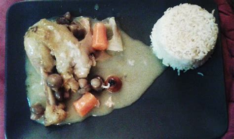 Poulet sauce blanche