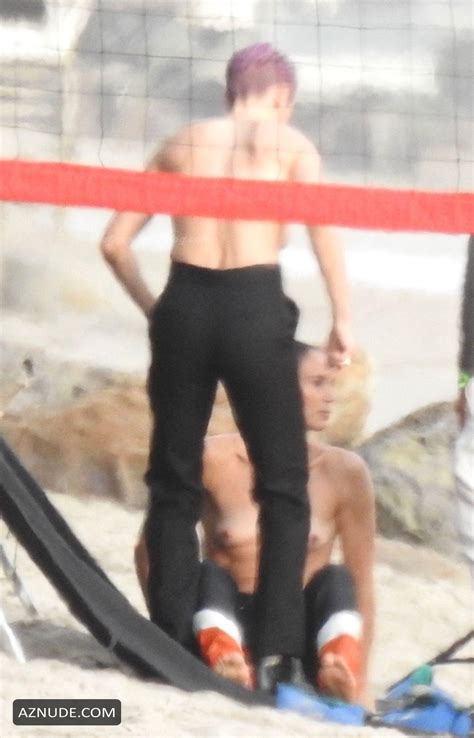 Megan Rapinoe And Sue Bird During A Romantic Photoshoot On The Beach In