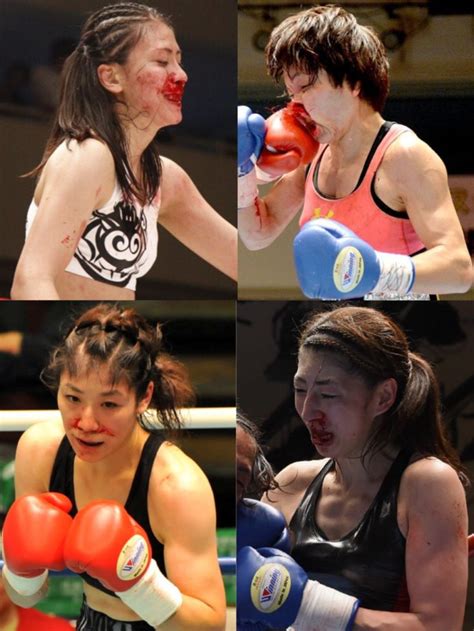 A Lot Of Nosebleeds In Japanese Female Boxing By Femboxjpdeviantart