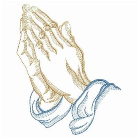 Praying Hands Machine Embroidery Design Embroidery Library At