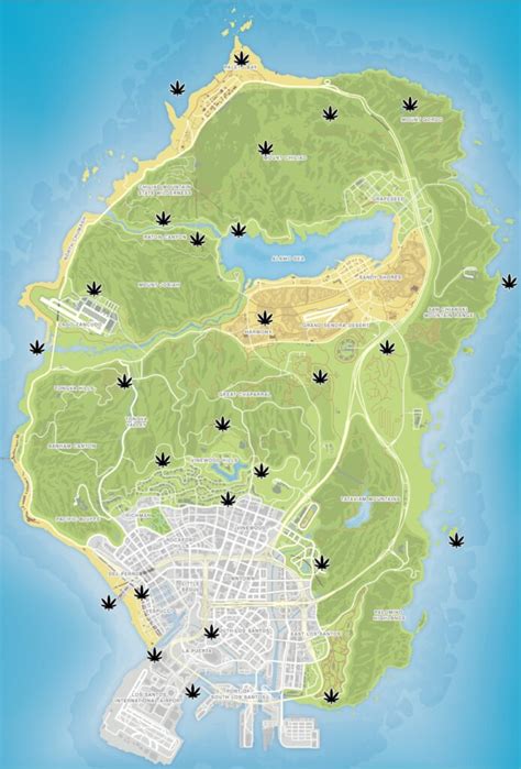 All 27 Peyote Plant Locations In Gta 5 Map And Guide 🌇 Gta Xtreme