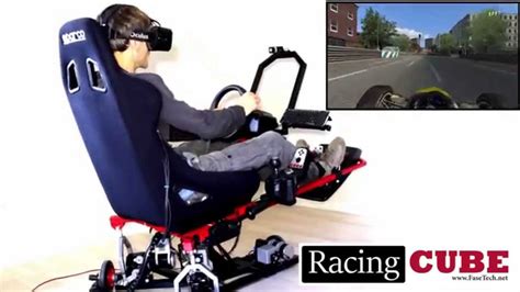 test drive with oculus rift dk2 racingcube youtube