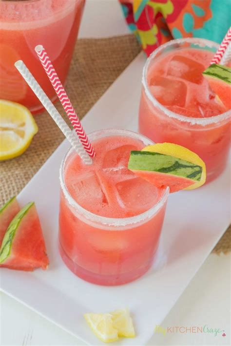 Spiked Watermelon Lemonade ~ ~ This