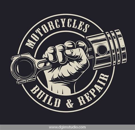 Motorcycle Bundle Mechanic Logo Design Motorcycles Logo Design