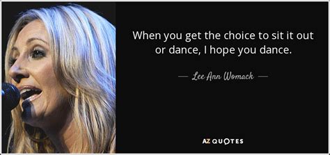Believe in yourself and the world will believe in you too. TOP 25 QUOTES BY LEE ANN WOMACK | A-Z Quotes