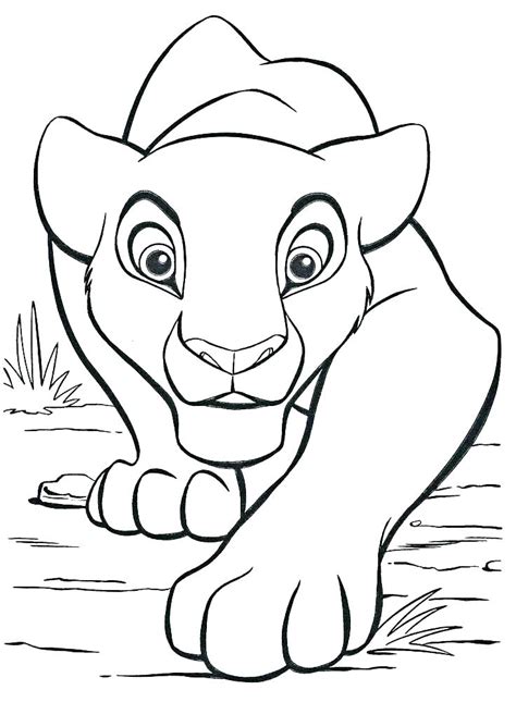 Sea lion coloring pages are a fun way for kids of all ages to develop creativity, focus, motor skills and color recognition. Baby Lion Coloring Pages at GetColorings.com | Free ...