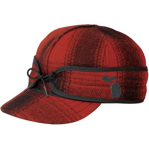 Original Redblack Wool Cap With State Stormy Kromer