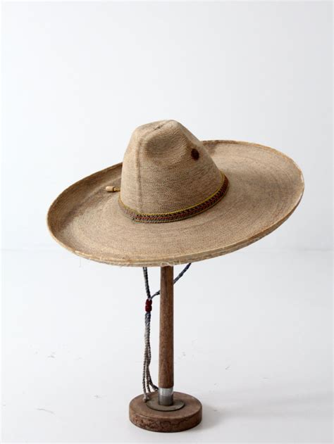 Vintage Sombrero Authentic Mexican Hat Etsy