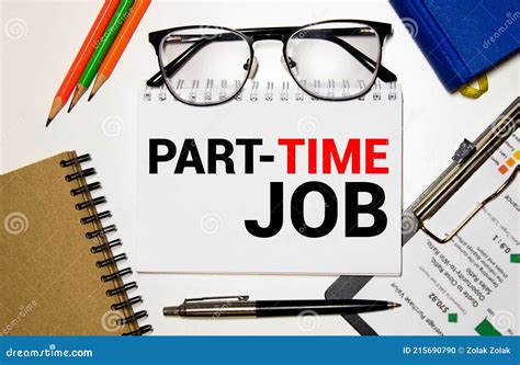Part Time Job Text Write On White Paper Stock Photo Image Of Wanted