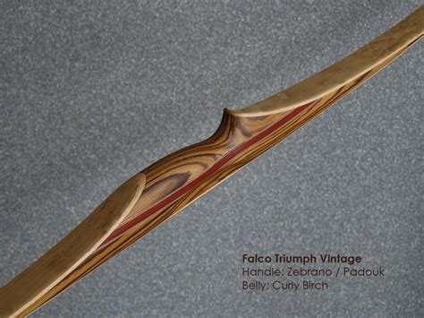 Falco Triumph Vintage Longbow Zebranokurly Birch