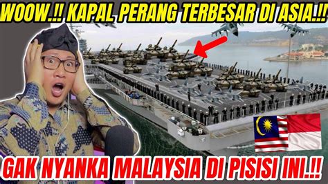 Woowgila Besar Banget Kapal Perang Malaysia Kapal Perang Terbesar