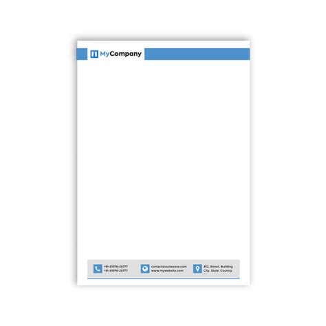 Design Custom Letterhead For Your Company