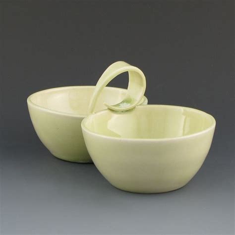 2 Bowl Serving Dish Handmade Pottery Ceramic Unique By Jtceramics