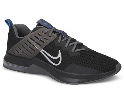 Nike Men S Air Max Alpha Trainer 3 Training Shoes Black Light Smokey Grey Photo Blue Nz