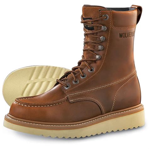 Wolverine Mens Moc Toe 8 Work Boots 87293 Work Boots At Sportsman