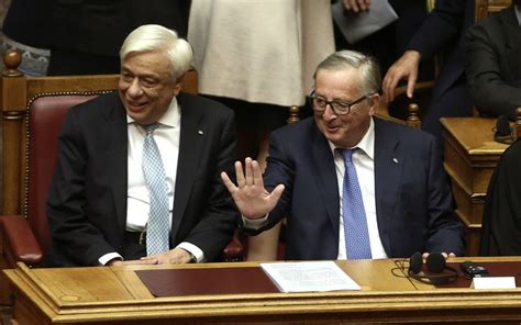 On Athens Visit Juncker Appears Upbeat About Greek Recovery