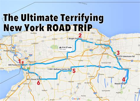 The Ultimate Terrifying New York Road Trip Is Right Here