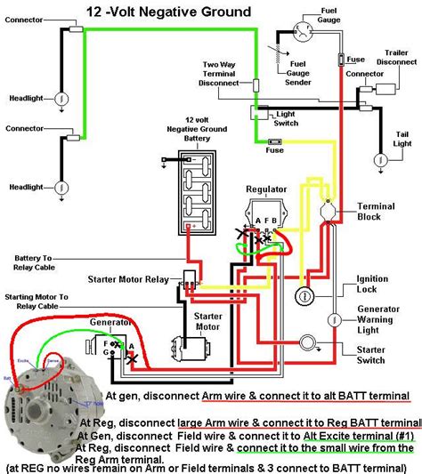 12 Volt Generator To Alternator Wiring Guidance Request Ford Forum