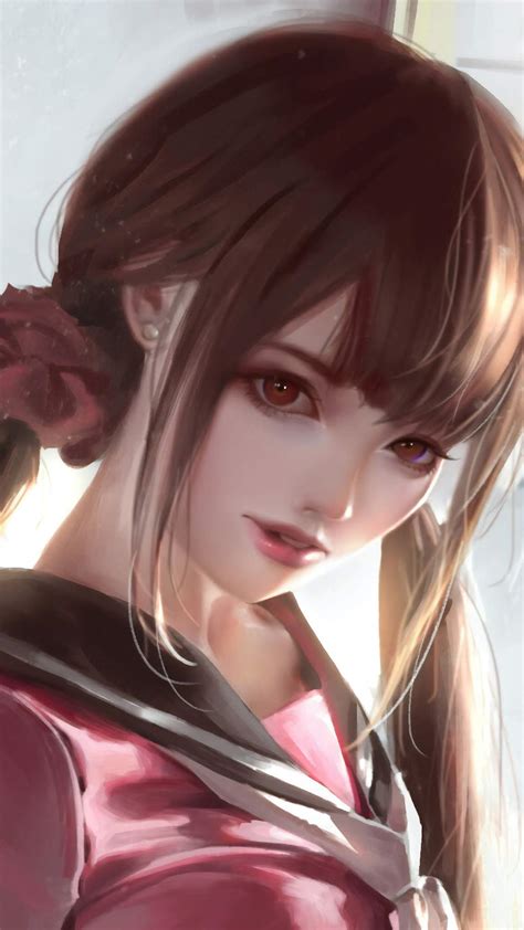 Check spelling or type a new query. Beautiful Red Eyes Anime Girl Mobile Wallpaper - HD Mobile ...