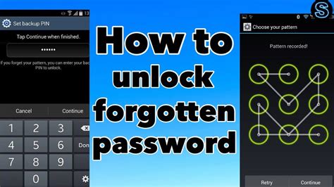 How To Unlock Android Pattern Or Password Without Software Channel S