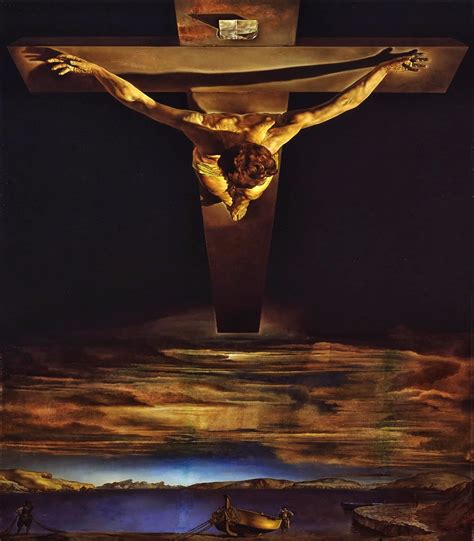 Lienzo Tela Cristo San Juan De La Cruz Salvador Dalí 70x100 84800