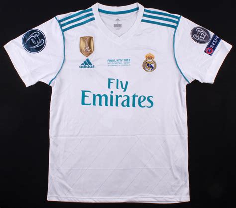Sergio Ramos Signed Real Madrid 2017 Fifa Adidas Jersey Beckett Coa