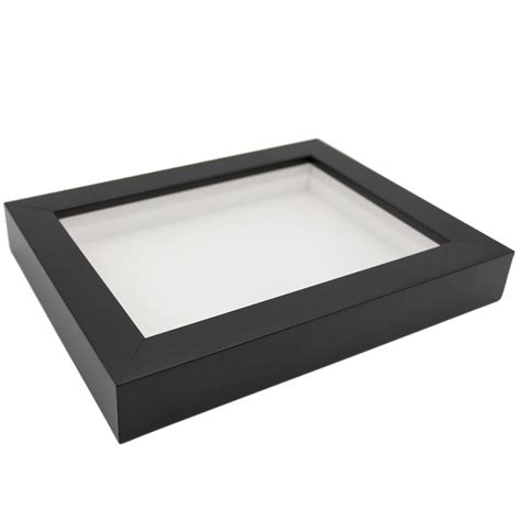 12x12 Shadowbox Gallery Wood Frames Black Deep Shadow Box Frame With